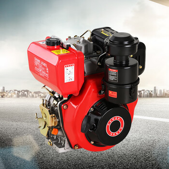 定制 单缸风冷柴油机常柴抽水泵开沟机微耕机12 8匹马力船用19517 173