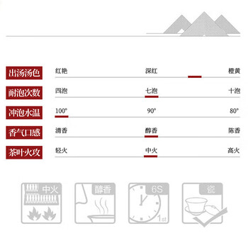 武夷星乌龙茶山语武夷岩茶大红袍特级96g礼盒装节日送礼自饮茶叶SY1800