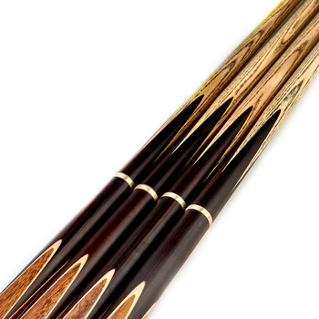 奥秘赤心台球杆黑八小头黑8中式八球斯诺克中头16彩追分 桌球杆10.5mm