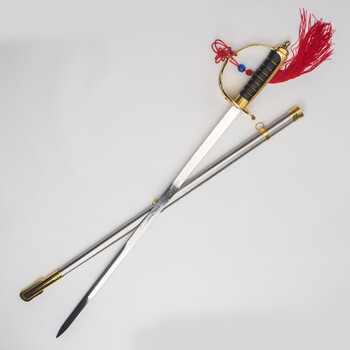 欧式西洋剑骑兵指挥剑佩剑军官剑仪仗剑影视刀剑未开刃 圆头