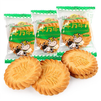 上海三牛万年青香葱咸味迷你小饼干散装万年青独立包装5kg