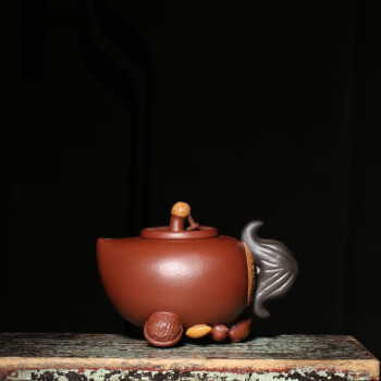 輝く高品質な 茶道具 清朝時代 ▽鴻▽後手急須 竹紋紫砂茶壺 骨董品 