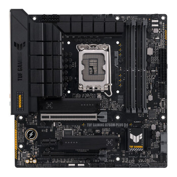 华硕TUF GAMING B760M-PLUS D4重炮手主板 支持 CPU 13700K/13600KF/13400F（Intel B760/LGA 1700）