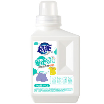 超能 活氧泡洗粉/爆炸盐 天然艾草香 1斤 瓶装 去污增艳 净白护衣