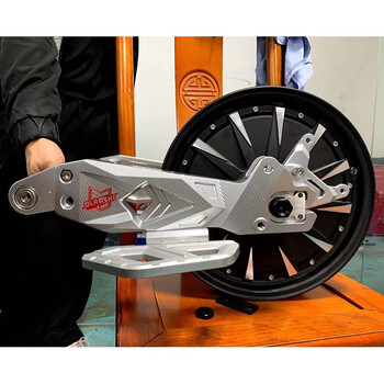 适用小牛电动车欧老师后uqiuabn1s直上改装铝合金平叉黑色