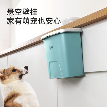 美丽雅厨房壁挂垃圾桶6L家用免弯腰客厅卫生间无盖压圈悬挂式窄缝垃圾桶