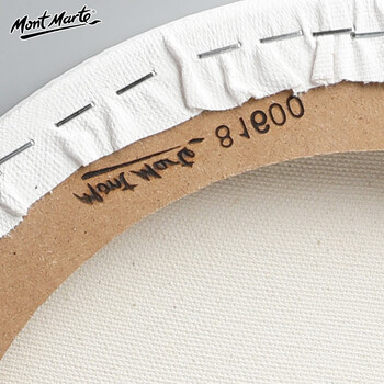 蒙玛特(Mont Marte)油画框圆形直径30cm 丙烯油画颜料学生画画工具棉布油画布板套装 美术油画布框CMRD0030美术写生 蒙玛特(Mont Marte)油画框圆形直径30cm 丙烯油画颜料学生画画工具棉布油画布板套装 美术油画布框CMRD0030美术写生