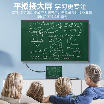 飞利浦Type-C转HDMI线雷电3/4转换器USB-C转接头扩展4K60/2K144Hz投屏适用笔记本电脑手机iPad平板1.5米