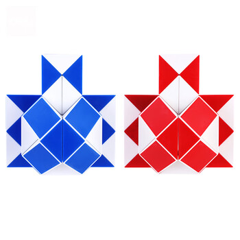 得力(deli)36段百变魔尺魔方弹力结构 益智减压趣味DIY玩具 生日六一儿童节礼物男女孩赠送视频教程