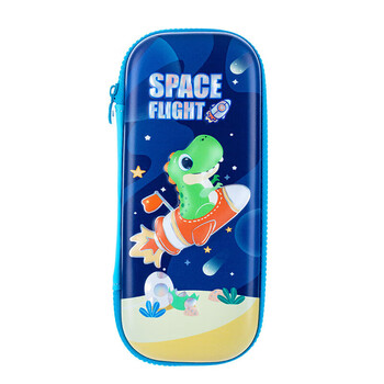 晨光（M&G）学生笔袋镭射EVA大容量文具盒轻盈耐摔拉链顺滑欧盟认证小恐龙款APB932EE