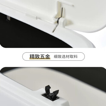 雅高 垃圾桶 家用按压分类垃圾桶12L 厨房客厅卧室卫生间厕所带盖