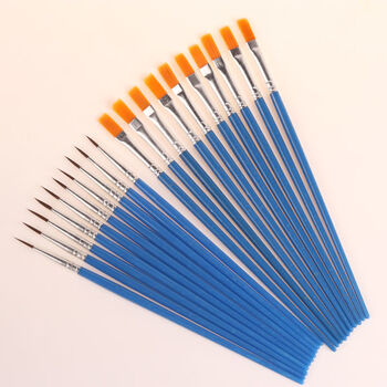 勾线笔水彩极细尼龙描线笔勾画笔套装水粉丙烯美术美甲描边细毛笔温妤