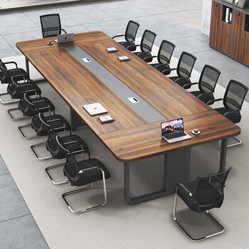 汉宏(HANHONG)会议桌椅组合长桌简约现代办公桌商务接待洽谈大小型长条桌 汉宏(HANHONG)会议桌椅组合长桌简约现代办公桌商务接待洽谈大小型长条桌