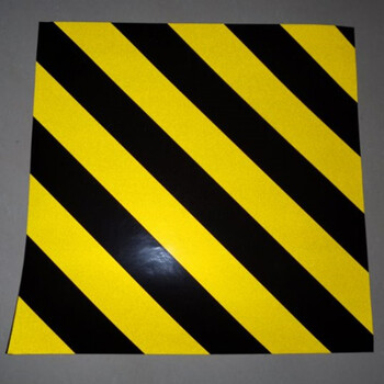 定制适用于高速公路波形护栏端头反光膜桥梁警示膜交通膜弯头防撞反光