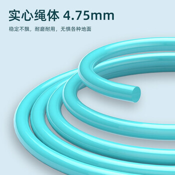 PROIRON普力艾 儿童竞速跳绳幼儿园6岁小学生考试专用无绳有绳两用款 蓝