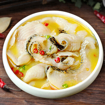 速食快手菜正宗金汤酸菜鱼半成品 原味 免浆快煮黑鱼片【250g*5盒】