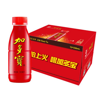 加多宝 凉茶330ml*12瓶整箱小红瓶装正宗饮料植物水饮料 330ml*12瓶