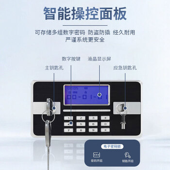 远奥保密柜办公室铁皮柜资料柜文件柜灰白色钢制密码锁通门档案凭证柜