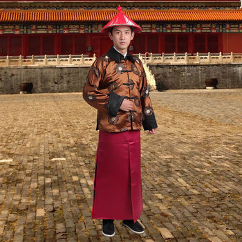 裳厢记清朝服装 大臣服装刘墉和坤纪晓岚皇宫演出服古风兵服侍卫太监