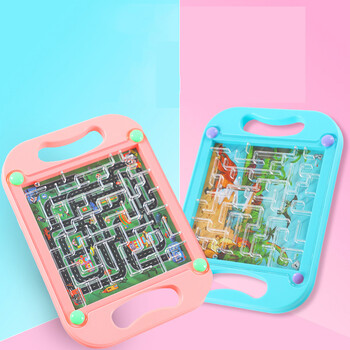 披风熊儿童趣味掌上走珠迷宫玩具掌上平衡滚珠闯关游戏专注力开发早教