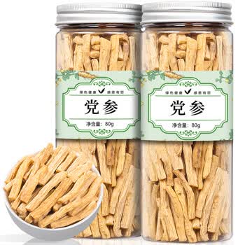 福茗源党参节 甘肃土党参特级品质手工挑选参条完整煲汤材料包养生茶80g