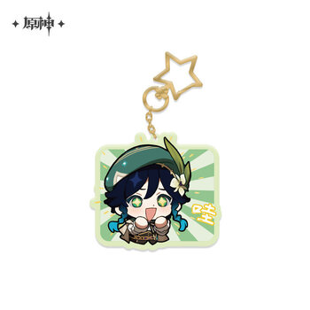 原神达达利亚 【原神】q版表情包系列亚克力挂件 钟离达达利亚原神