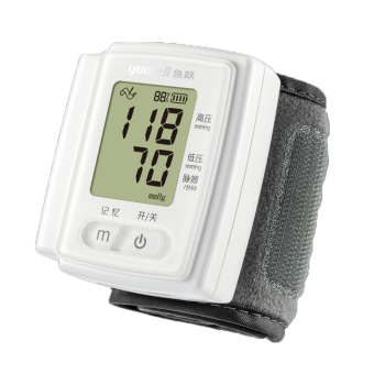鱼跃可充电型电子血压计老人手腕式全自动血压测量仪 ye8800cr