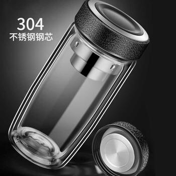 A-TIMES 晶恒双层玻璃杯400ML QX1052