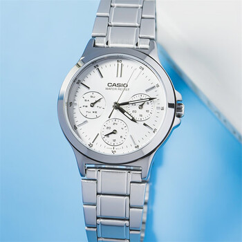 卡西欧(casio)手表女生简约气质学生初高中ins风小众电子表ltp-v300l