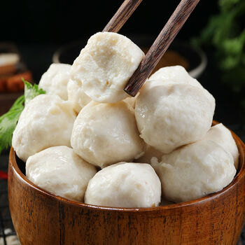 新鲜鱼味丸小鱼丸火锅丸子鱼圆子火锅关东煮麻辣烫食材配菜5斤鱼味丸