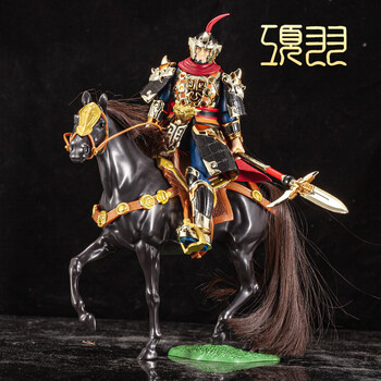 云关·羽张·飞诸葛·亮五虎上将摆件模型可动兵人偶玩偶演义 项  