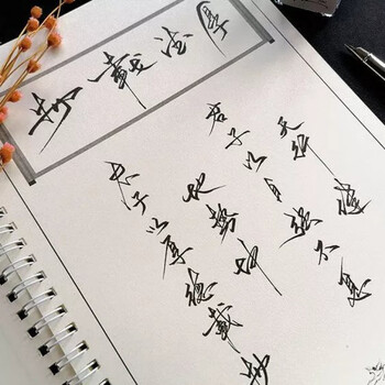 senmu钢笔硬笔临摹练字帖唯美行云流水书法练字手写体成人大学生高中