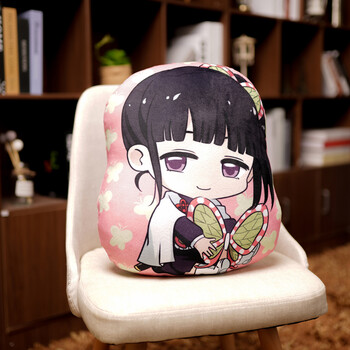 炎柱二次元动漫周边炭治郎我妻善逸祢豆子蝴蝶忍玩偶靠枕 栗花落香奈