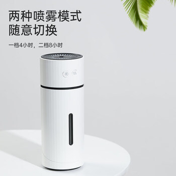 齐心（COMIX）简乐加湿器 卧室迷你家用香薰机车载小型静音喷雾器D-20白