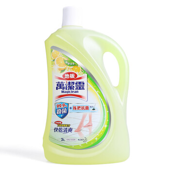 花王（KAO）万洁灵地板清洁剂 (柠檬清香)3L木地板清洁剂地板净瓷砖清洁剂