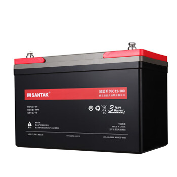 山特（SANTAK）C12-100 山特UPS电源电池免维护铅酸蓄电池 12V100AH