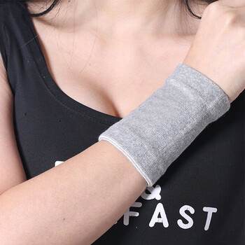 驰动夏季薄款护腕男女运动扭伤护具羽毛球篮球网球擦汗腕带2只装均码
