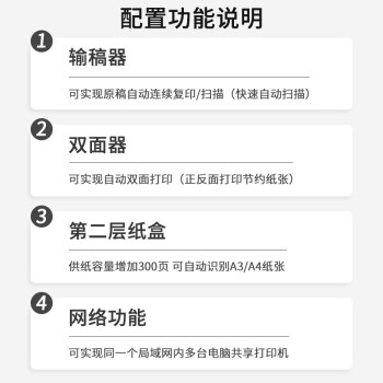 京瓷 (Kyocera) TASKalfa 2021 A3激光黑白数码复合机办公网络打印复印扫描 主机+输稿器（连续复印扫描）