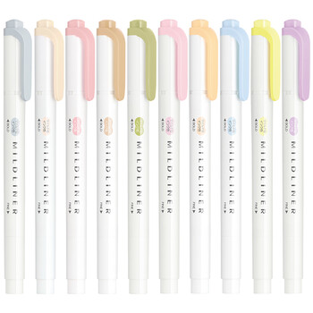 斑马牌 (ZEBRA)双头柔和荧光笔 mildliner系列单色划线记号笔 学生标记笔 WKT7 柔和果冻黄 斑马牌 (ZEBRA)双头柔和荧光笔 mildliner系列单色划线记号笔 学生标记笔 WKT7 柔和果冻黄