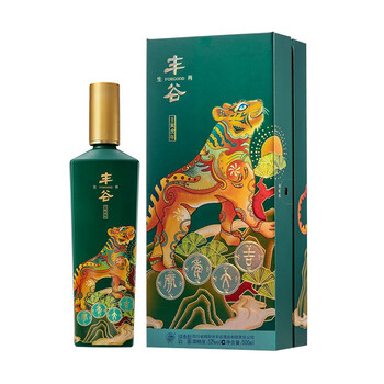 丰谷官旗丰谷酒业生肖特曲浓香型白酒虎年生肖单瓶装52度500ml