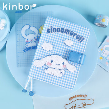 kinbor玉桂狗三丽鸥A6手帐本套装128页笔记日记本生日礼盒女生文具套装钢笔套装DT56071儿童节毕业礼物
