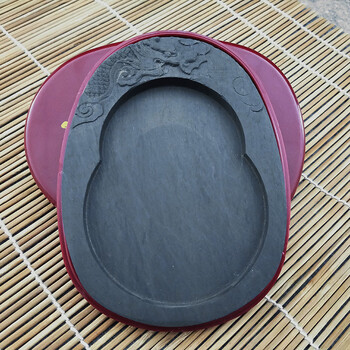 【全网低价，真便宜直播间】芬尚wf-yt-097 文房四宝之砚台 5英寸天然罗纹石中国名砚 学生书画砚台