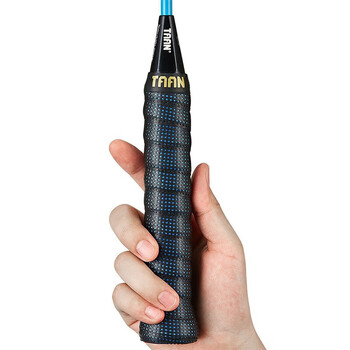 TAAN泰昂羽毛球手胶双层吸汗带专利款3条装TW090黑蓝+黑莹黄+黑橙