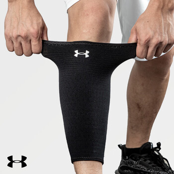 安德玛(Under Armour)运动护小腿袜套护膝篮球护具男女防护健身训练跑步足球 黑色L码 安德玛(Under Armour)运动护小腿袜套护膝篮球护具男女防护健身训练跑步足球 黑色L码