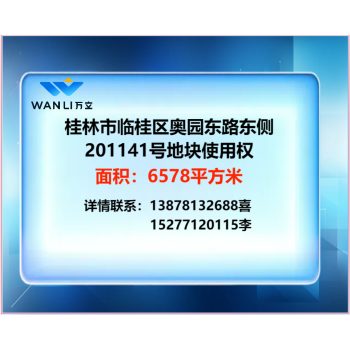 桂林市临桂区奥园东路东侧201141号地块使用权