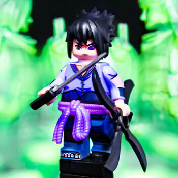 乐乐兄弟积木兼容乐高火影忍者积木六道宇智波斑波风水门超稀有第三方