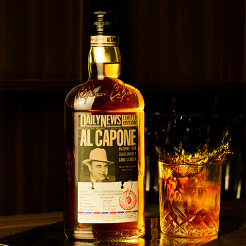 阿尔卡彭alcapone乌克兰威士忌高度数进口洋酒500ml瓶