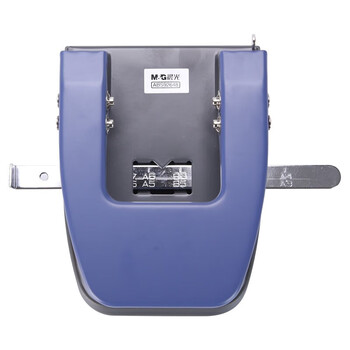 晨光（M&G）中号30页打孔器便携式双孔打孔机孔径7mm/孔距80mm带标尺蓝色单个装ABS92648