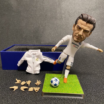 梦京鱼c罗足球手办梅西姆巴佩球星公仔足球周边人偶球迷皇马巴萨纪念