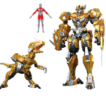 恐龙合体奥特曼金刚机甲3恐龙机器人模型男孩女儿童大号速龙机械兽